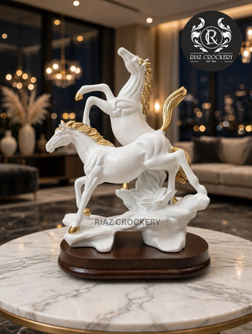 TWIN HORSE STATUE