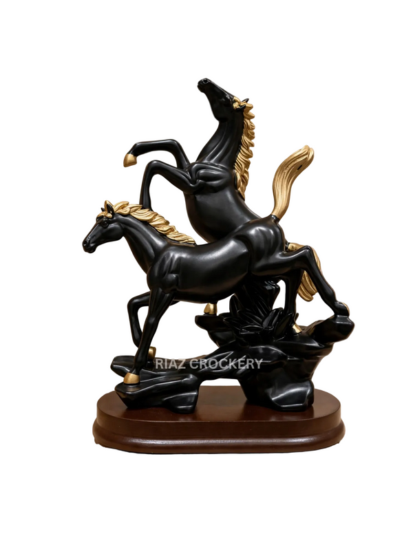 TWIN HORSE STATUE