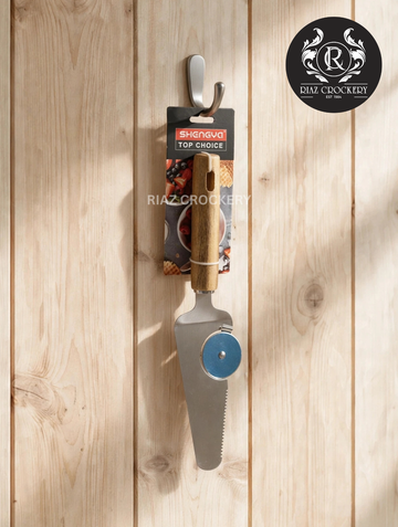 Wooden Pizza Cutter Spatula