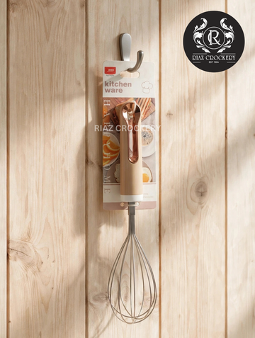 Beige Handle Whisk