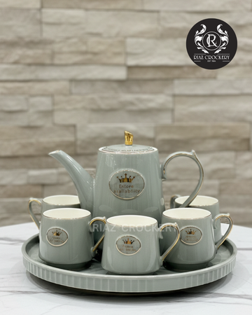 REVOLVING TRAY COFFEE SET