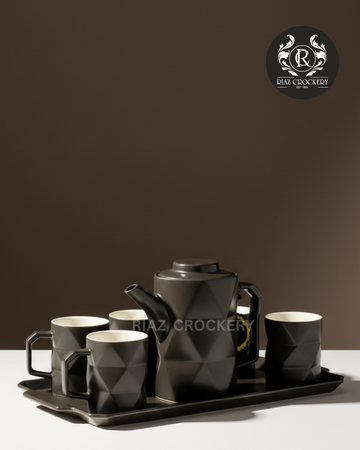 HOME FASHION TRAY COFFEE SET