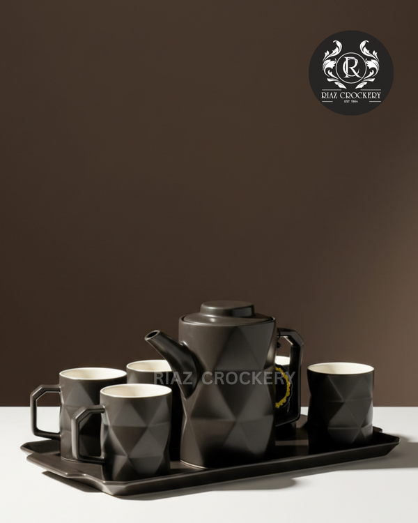 HOME FASHION TRAY COFFEE SET