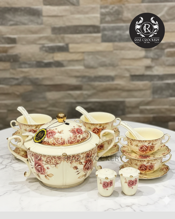 MORE & MORE ROYAL ALBERT SOUP SET 23-PCS