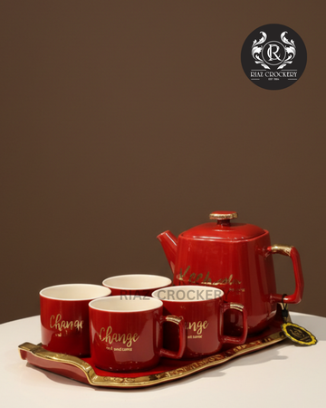 CHANGE CERAMIC COFFEE SET 8-PCS