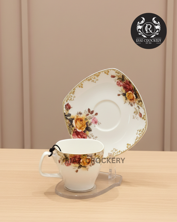 BE BONE CUP SAUCER SET 6-PCS
