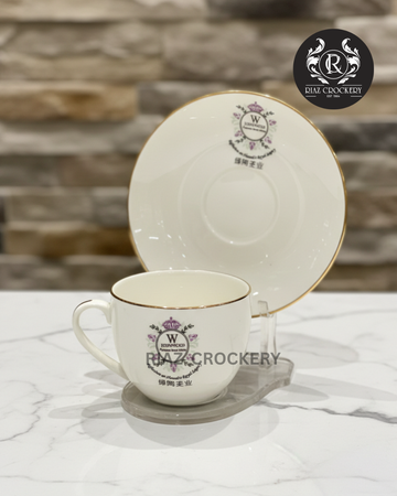 RED FLAME GGK CUP SAUCER 6-PCS SET