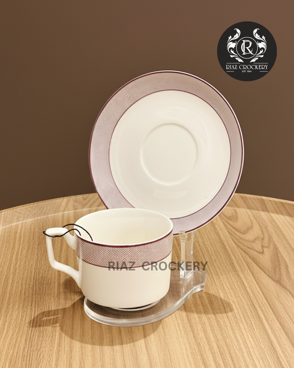 HONEYMOON FOAM PACK CUP SAUCER 6-PCS SET