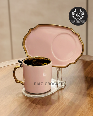 ALSIE OVAL CUP SAUCER 6-PCS SET