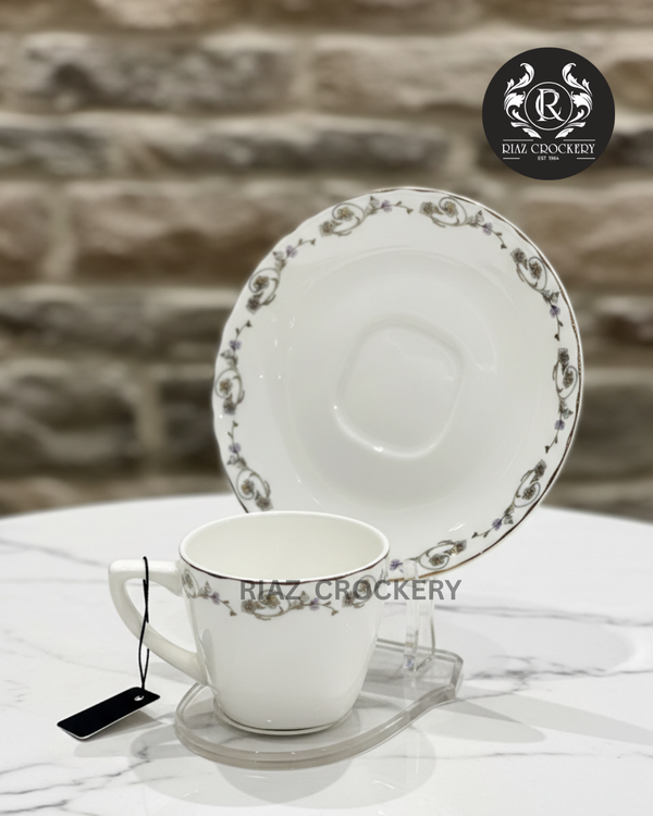 BLUE BIRD CUP SAUCER 6-PCS SET