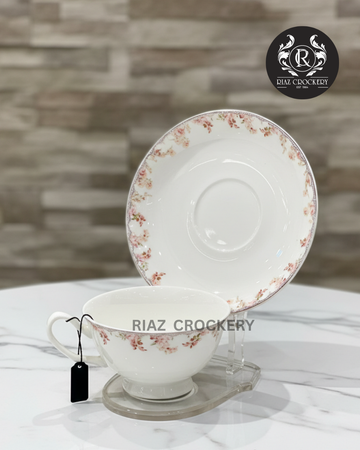 BLUE BIRD CUP SAUCER 6-PCS SET