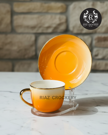 FANCY CUP SAUCER 6-PCS SET