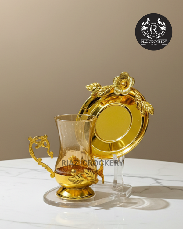 LUXURY GOLDEN COFFEE SET 6-PCS SET