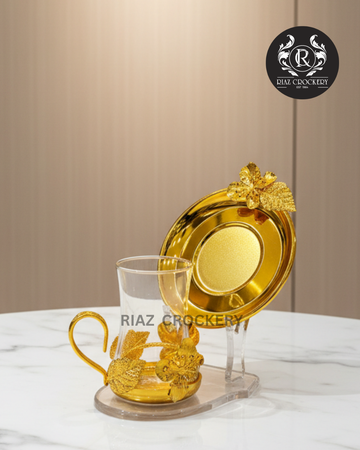 MORE & MORE GOLDEN CUP SAUCER