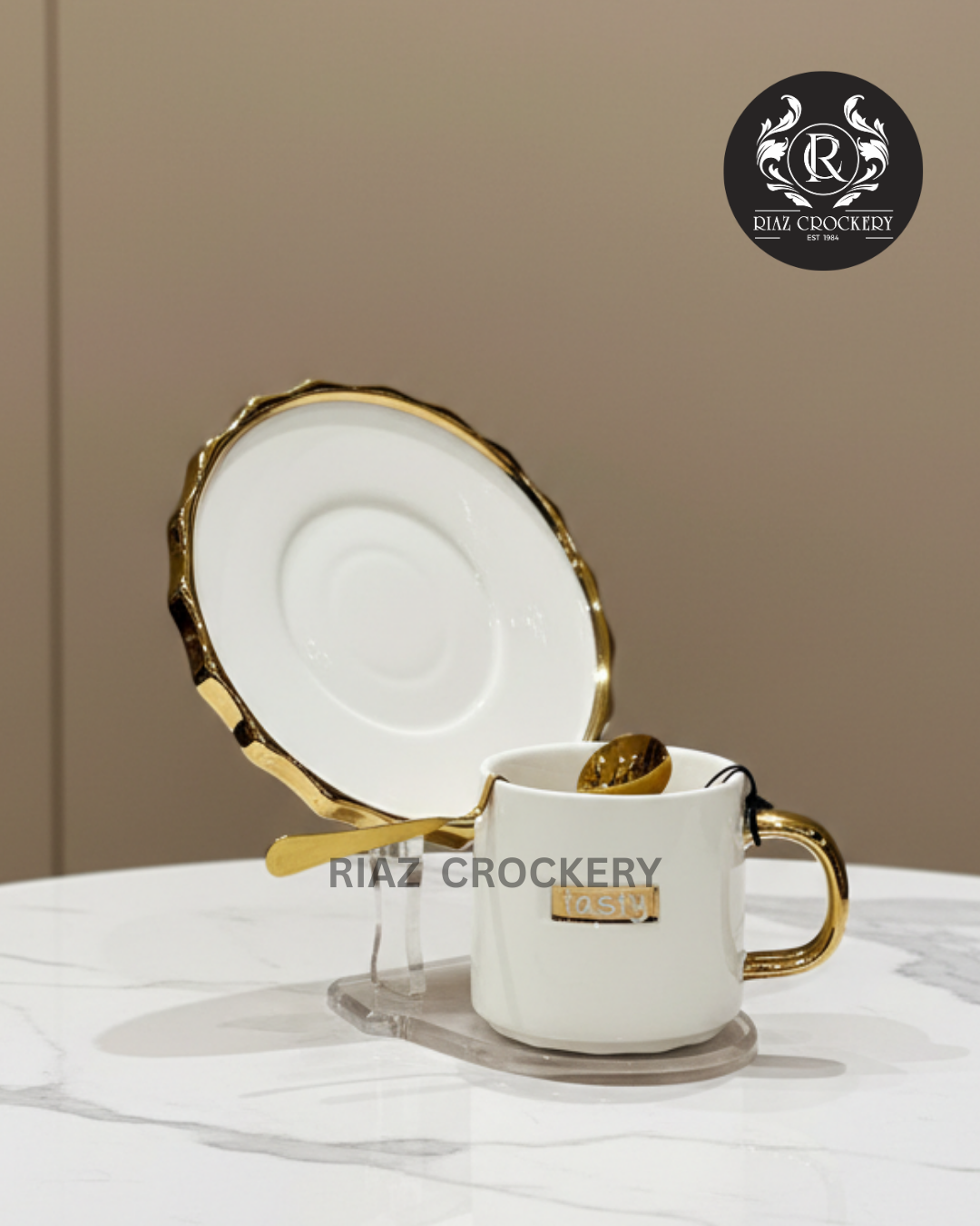 MAKE LIFE BETTER CUP SAUCER