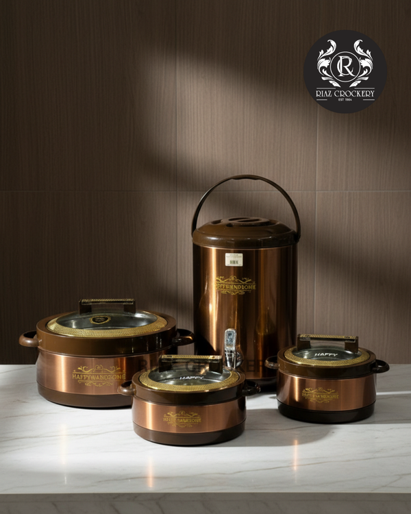 HAPPY HANDSOME METALIC GOLD SET 4-PCS