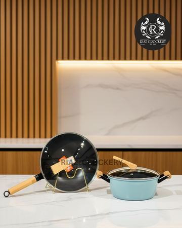 BOBER NONSTICK WOK+HANDI