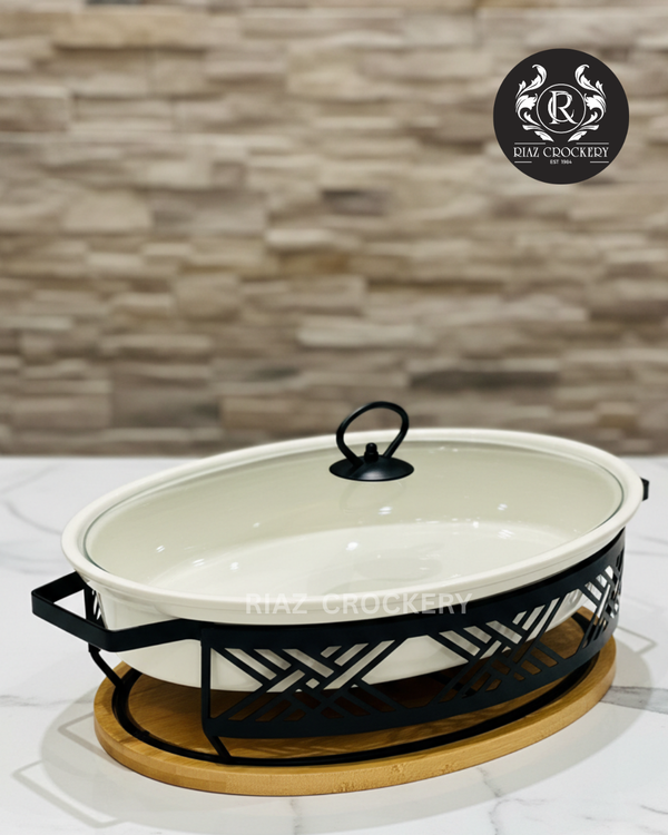BRILLIANT OVAL CASSEROLE