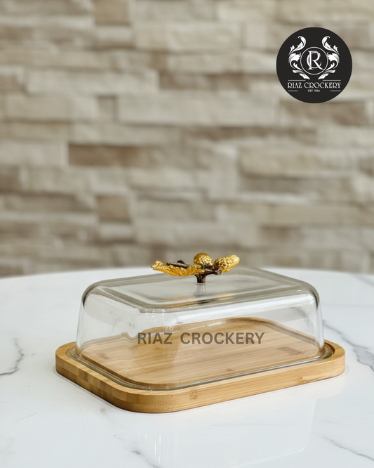 ORCHID BUTTER DISH – Riaz Crockery