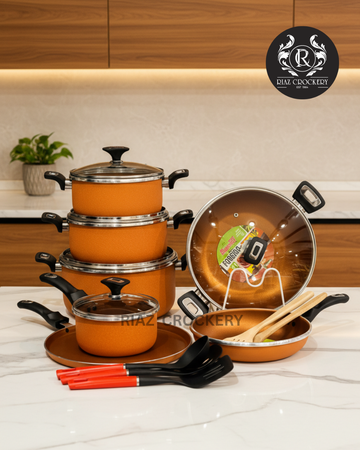 MAJESTIC FORGING NONSTICK SET 21-PCS