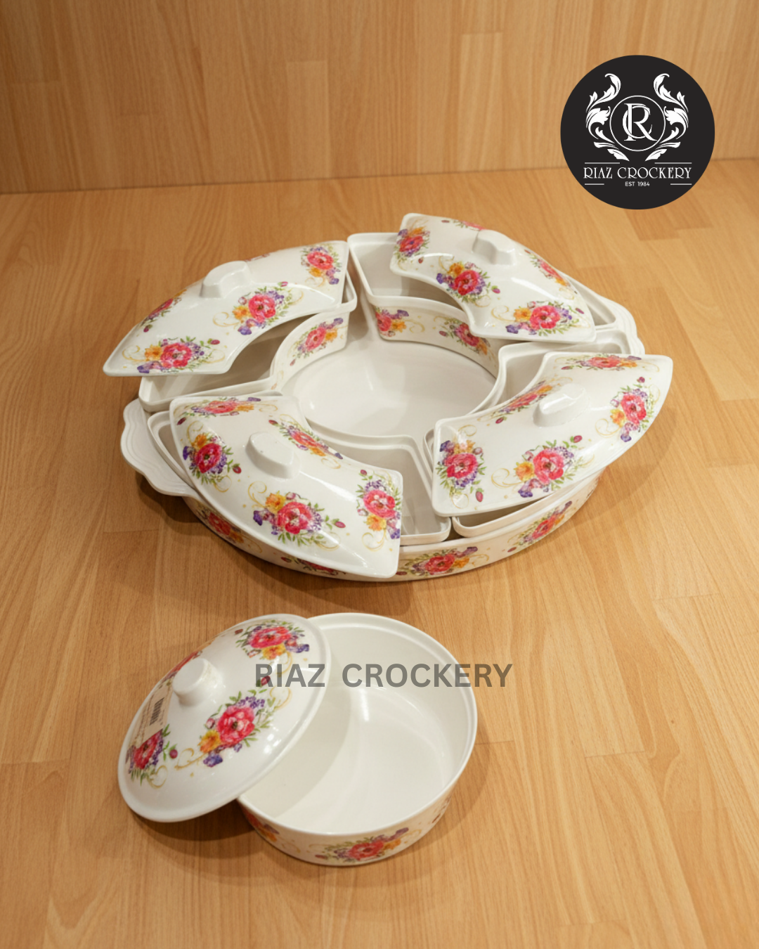 MELAMINE FOOD WARMER 5-PCS