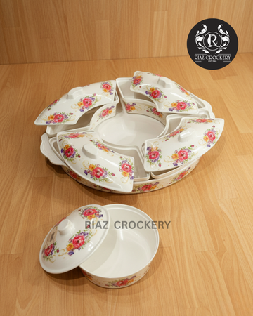 MELAMINE FOOD WARMER 5-PCS