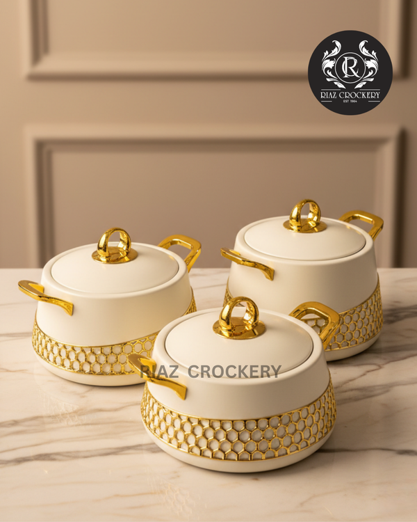FOREVER GOLD HOT POT SET 3-PCS