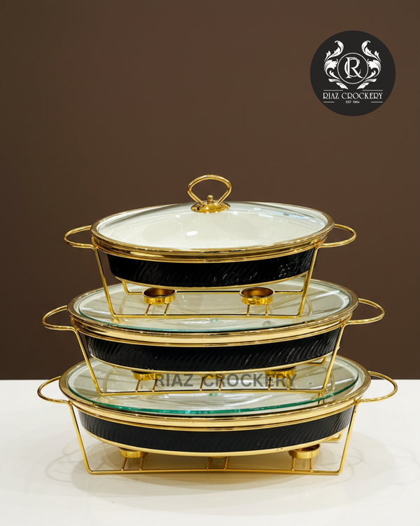 MORE & MORE OVAL CASSEROLE 3-PCS