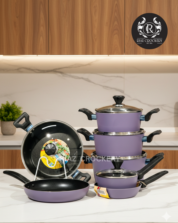 BRAVO DIAMOND NONSTICK SET 15-PCS