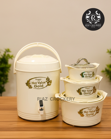 HAPPY HOT VALUE GOLD GIFT SET 4-PCS