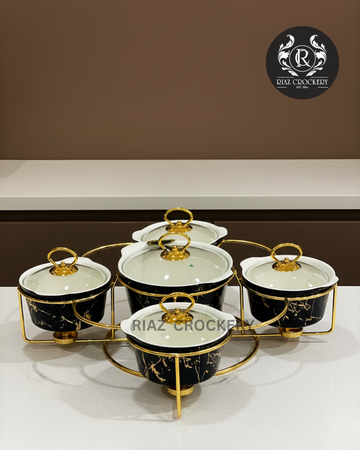 MORE & MORE CASSEROLE ROUND 5-PCS