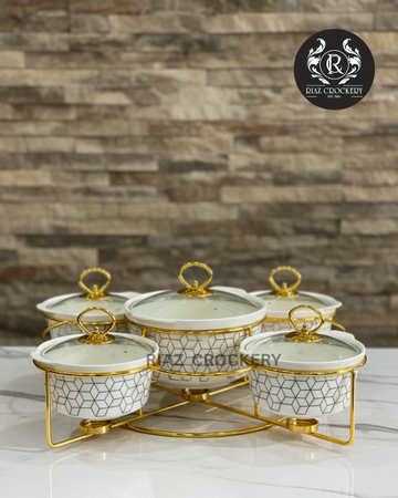 MORE & MORE CASSEROLE ROUND 5-PCS