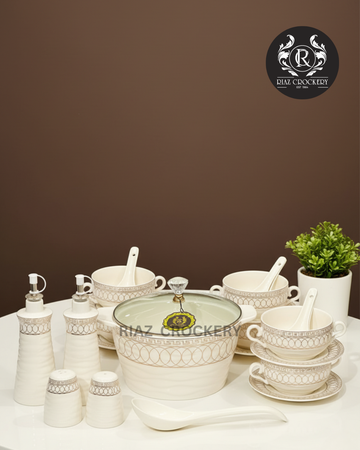 RAY GOLD AMBOSE SOUP SET 25-PCS