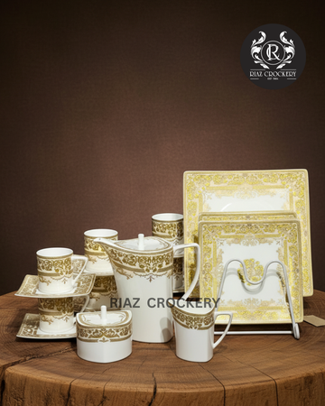 KIC BONE SQUARE TEA SET 24-PCS