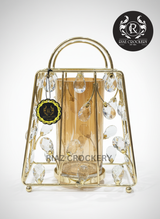 GOLDEN PURSE CANDLE STAND