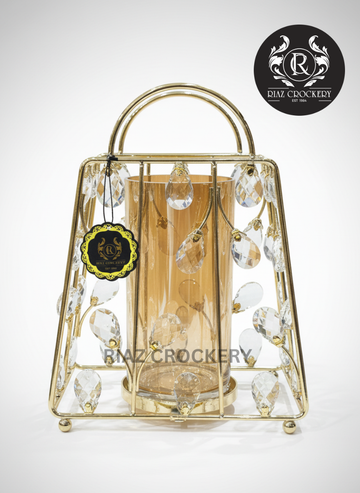 GOLDEN PURSE CANDLE STAND