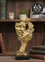 DECORATED GOLDEN FACE