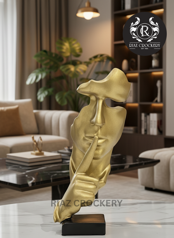 DECORATED GOLDEN FACE