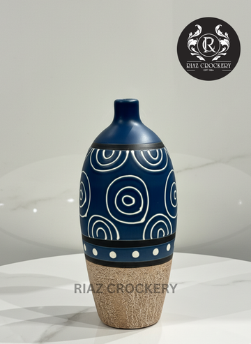 CERAMIC VASE BLUE