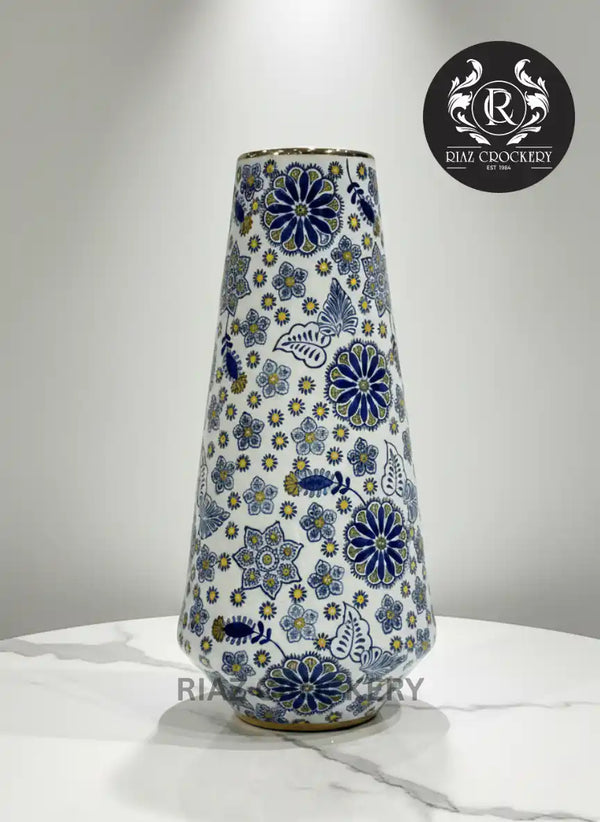 BLUE GOLD VASE