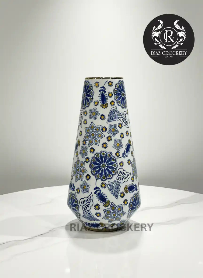 BLUE GOLD VASE