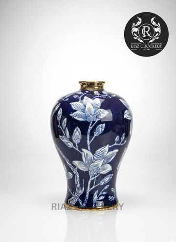 BLUE GOLD VASE