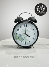 METAL ALARM TABLE CLOCK