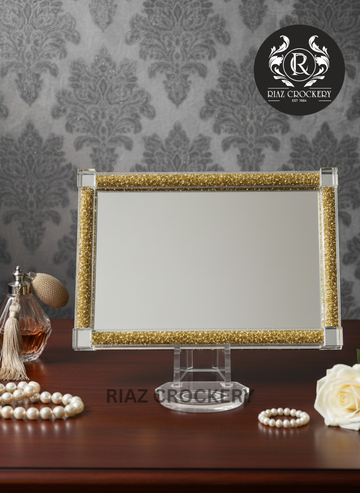 GOLDEN MIRROR PERFUME TRAY