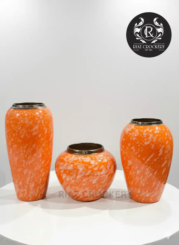 CERAMIC  3PCS VASE SET