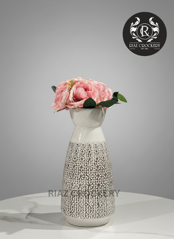 CERAMIC FLOWER VASE