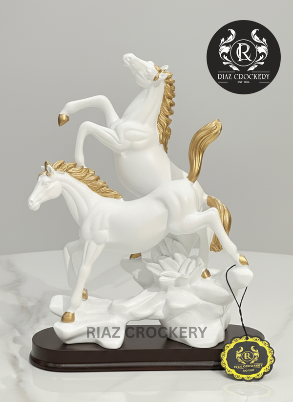 ANTIQUE TWIN HORSE