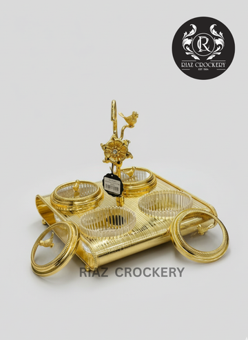 KIK GOLDEN DRY FRUIT TRAY