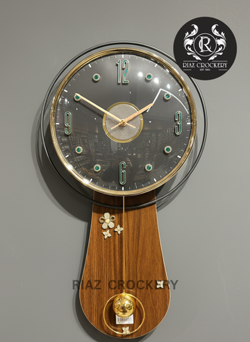 WOODEN FANCY WALL CLOCK