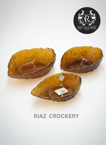 CRYSTAL GOLD 3PCS BOWL